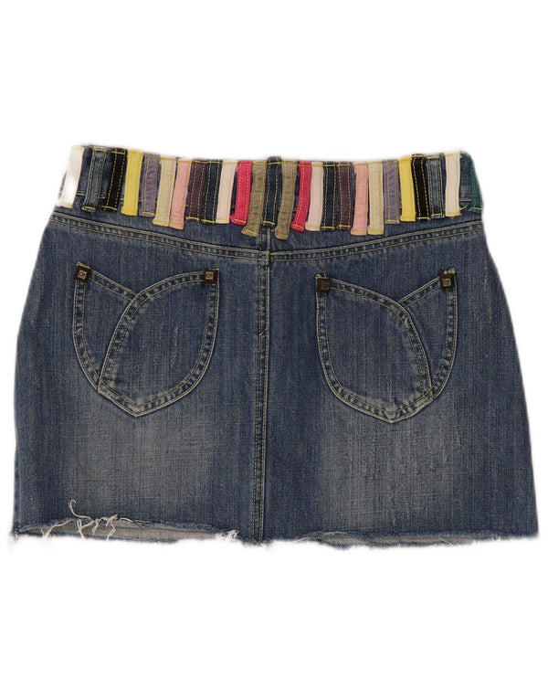 Dsquared2 Γυναικεία μίνι τζιν φούστα IT 42 Medium W30 Μπλε χρώματος βαμβακερό