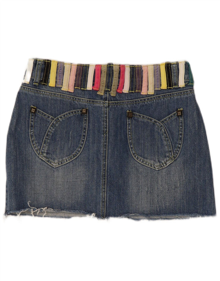 Dsquared2 Γυναικεία μίνι τζιν φούστα IT 42 Medium W30 Μπλε χρώματος βαμβακερό