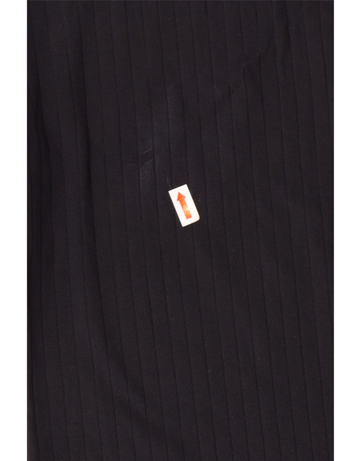 CALVIN KLEIN JEANS Γυναικείο τοπ μακρυμάνικο UK 12 Medium Navy Blue Polyamide