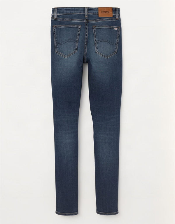 Tommy Hilfiger Ανδρικά Simon Skinny Jeans W30 L32 Navy Blue Cotton