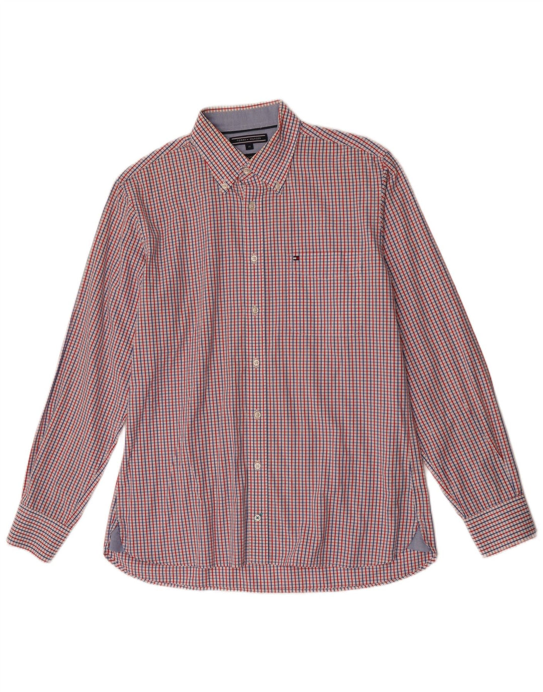 Ανδρικό πουκάμισο Tommy Hilfiger Custom Fit Μεσαίο πολύχρωμο βαμβακερό Gingham
