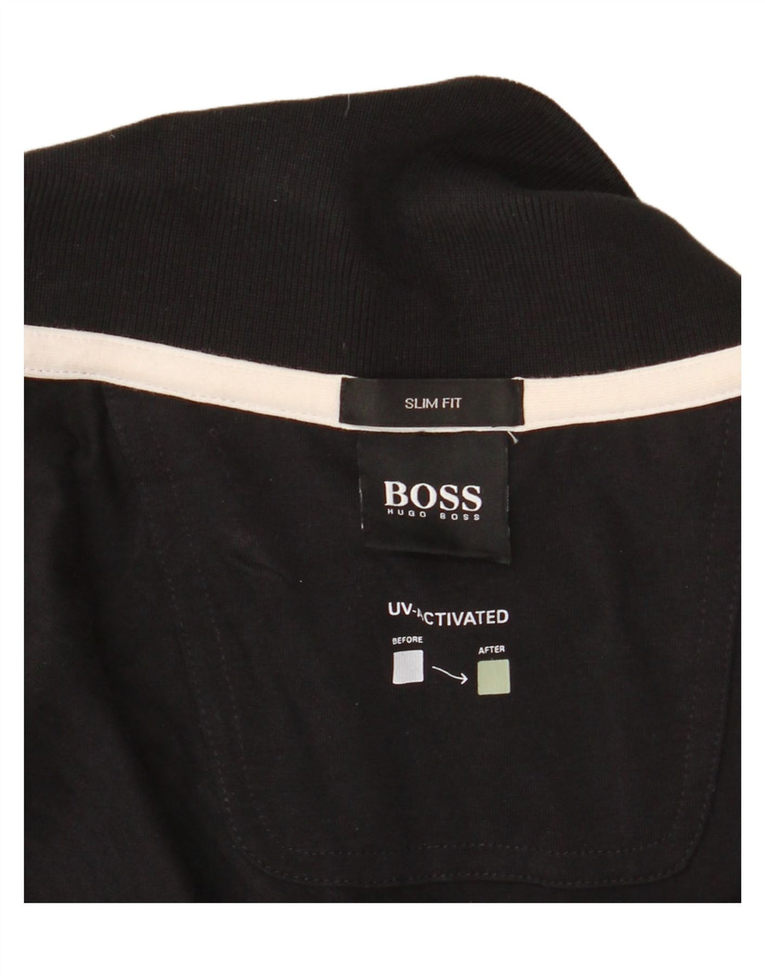 Ανδρικό πουκάμισο HUGO BOSS Graphic Slim Fit Polo 2XL Μαύρο βαμβακερό