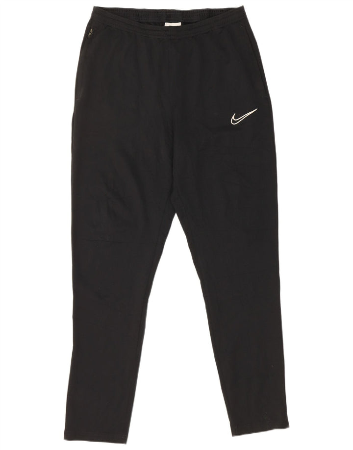 Ανδρικές φόρμες Nike Dri Fit Παντελόνια μεσαίου μαύρου πολυεστέρα