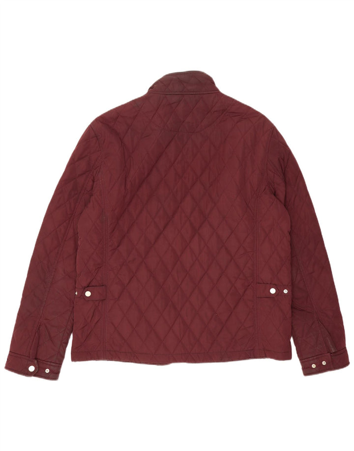 Zara Ανδρικό Καπιτονέ Μπουφάν UK 44 2XL Βουργουνδίας