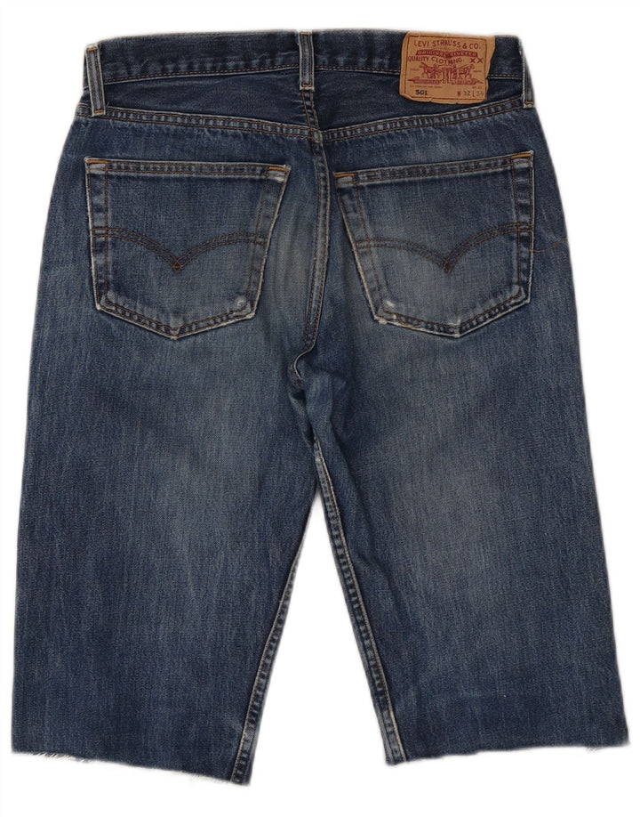 Ανδρικό LEVI'S 501 τζιν βερμούδα W32 μεσαίο μπλε βαμβακερό