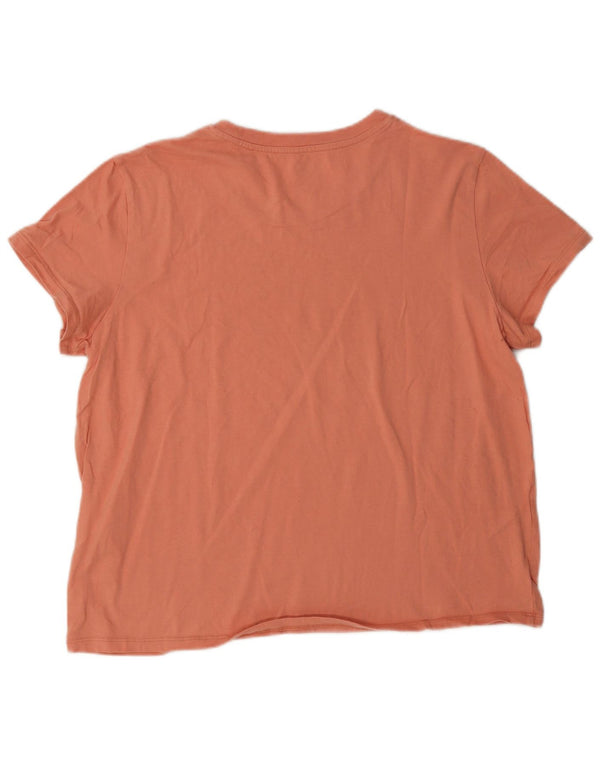 Γυναικείο γραφικό T-Shirt Levi's Top UK 18 XL Ροζ Βαμβακερό