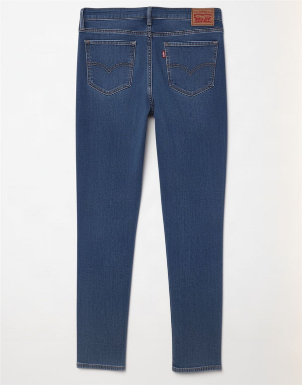 Levi's Womens 711 Skinny Jeans W32 L28 Blue Cotton