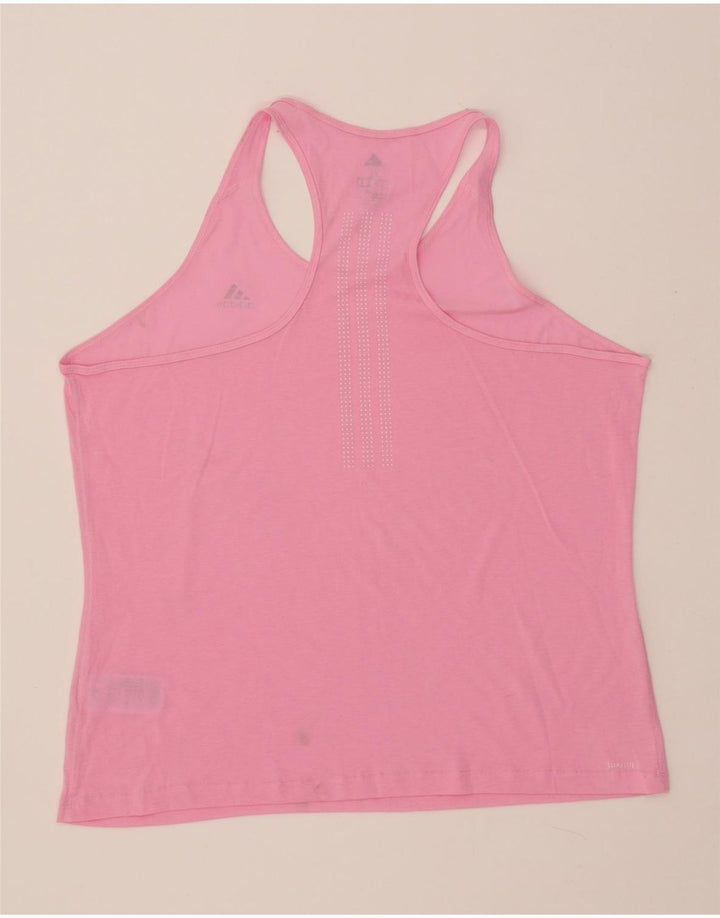 ADIDAS Γυναικείο γιλέκο Climalite Top UK 20/22 XL Pink Polyester