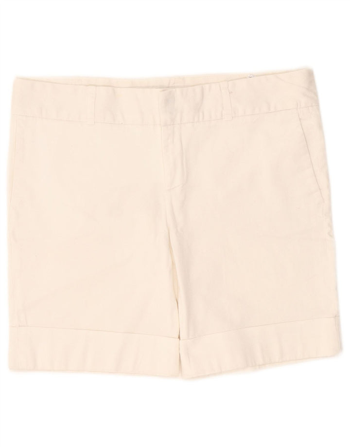 Zara Γυναικείο Σορτς Chino EU 40 Medium W30 Λευκό βαμβακερό