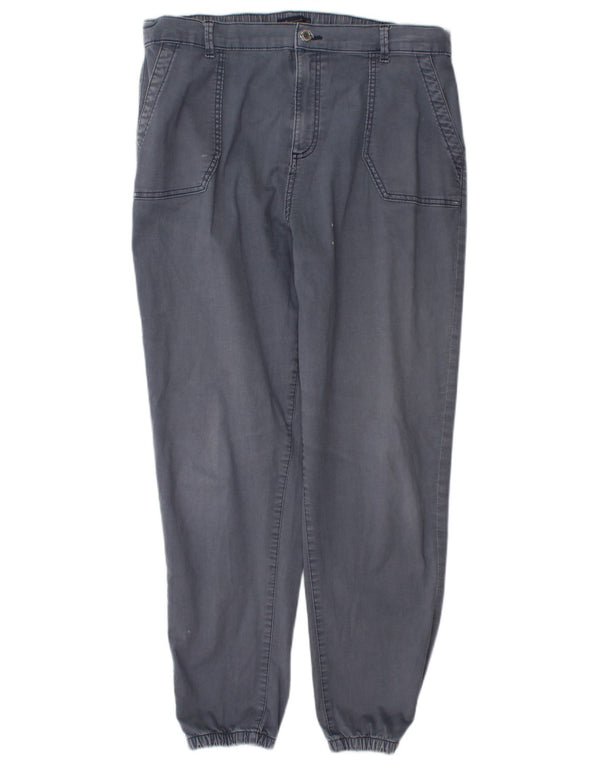 Marks & Spencer Γυναικείο Παντελόνι Jogger UK 18 XL W36 L30 Γκρι βαμβακερό