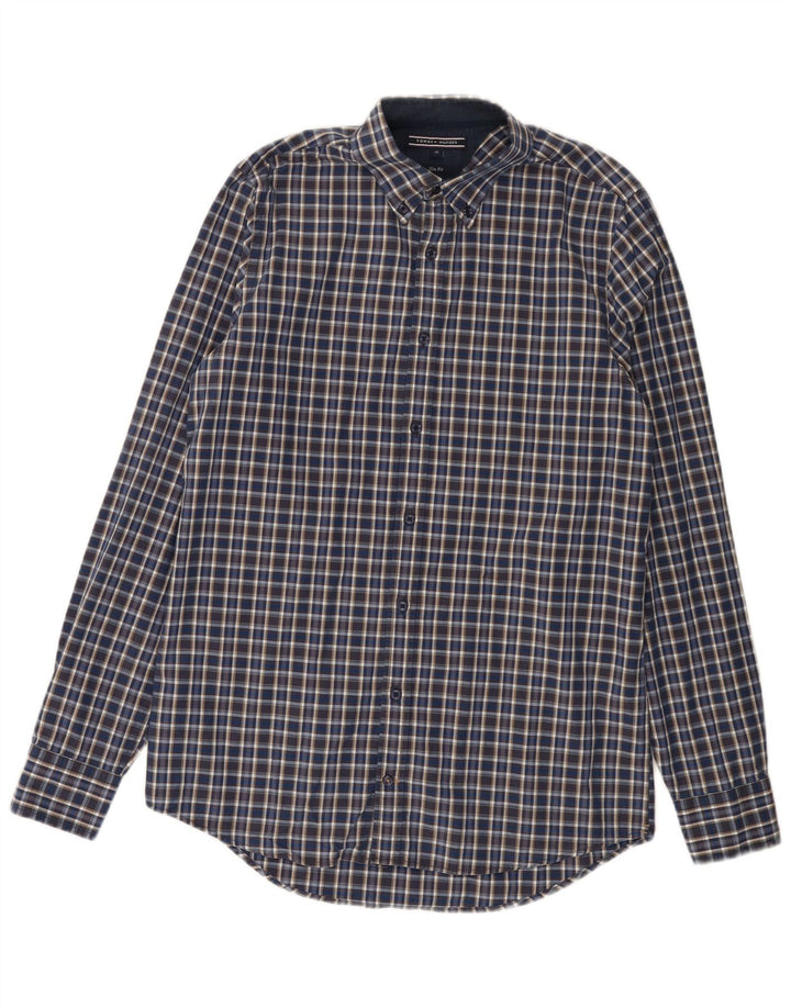 Ανδρικό πουκάμισο Tommy Hilfiger Slim Fit Medium Blue Check