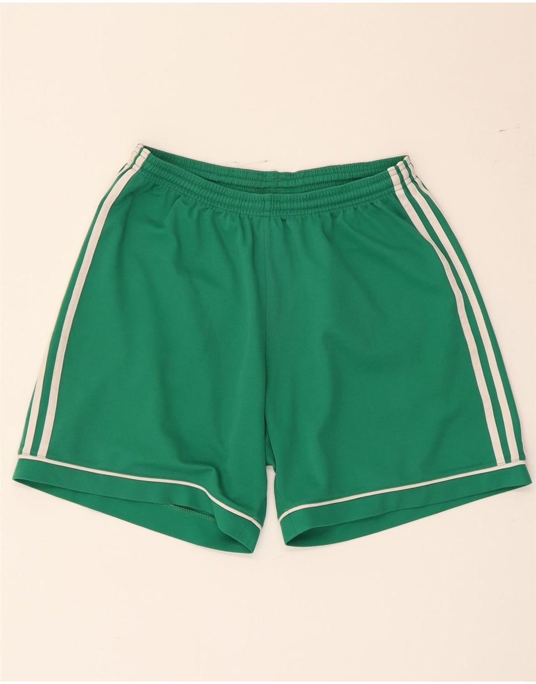 Ανδρικό αθλητικό σορτς Adidas Climalite από μεσαίο πράσινο πολυεστέρα