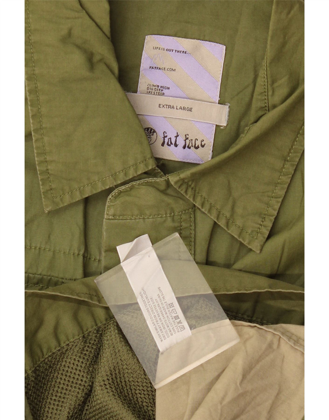 Ανδρικό Βοηθητικό Μπουφάν Fat Face UK 42 XL Πράσινο Βαμβακερό