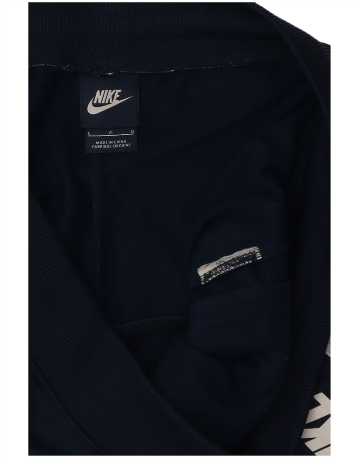 Ανδρική φόρμα Nike Παντελόνι Joggers Μεγάλο μπλε Navy Colorblock Πολυεστέρας