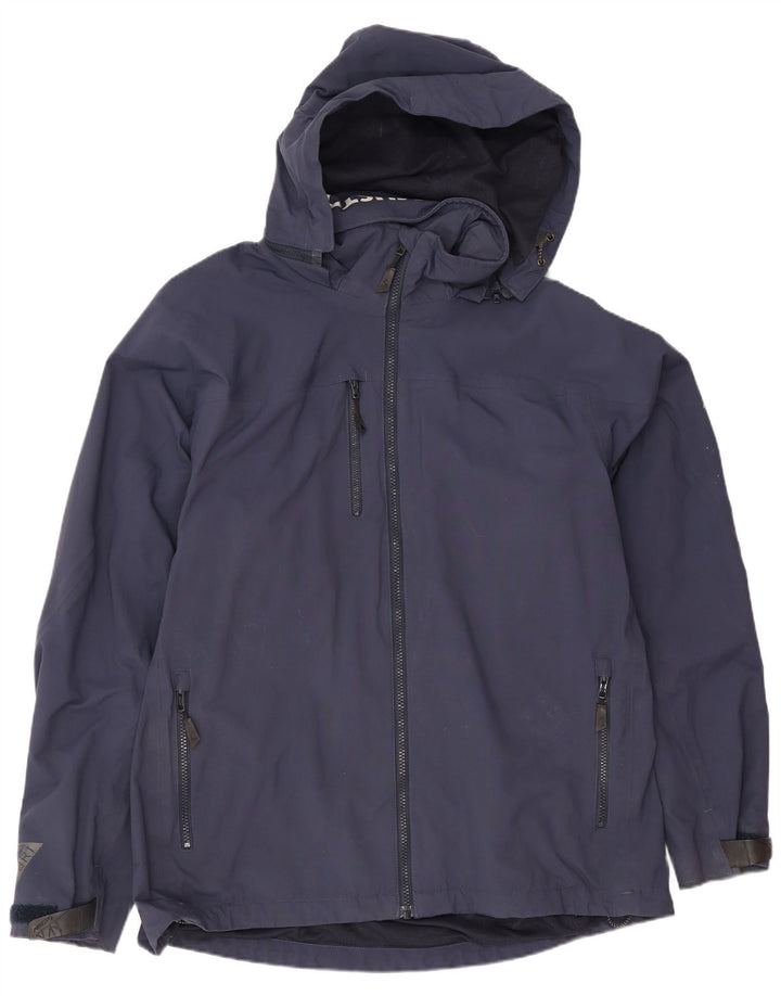 Musto Ανδρικό μπουφάν βροχής με κουκούλα UK 40 Large Navy Blue Polyester