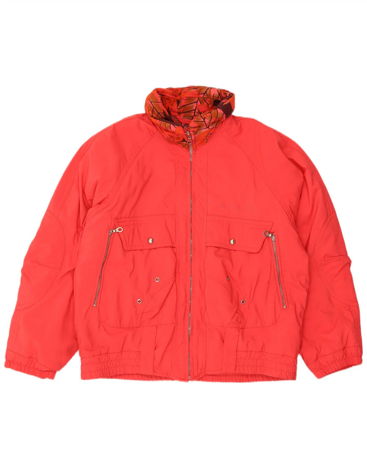 Belfe Γυναικείο Μπουφάν Windbreaker Relaxed Fit IT 48 XL Red Nylon