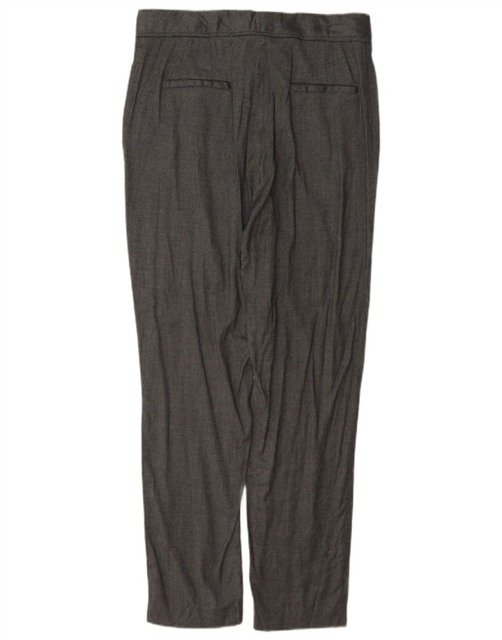 Massimo Dutti Γυναικείο Slim Suit Παντελόνι EU 38 Small W28 L28 Grey Wool