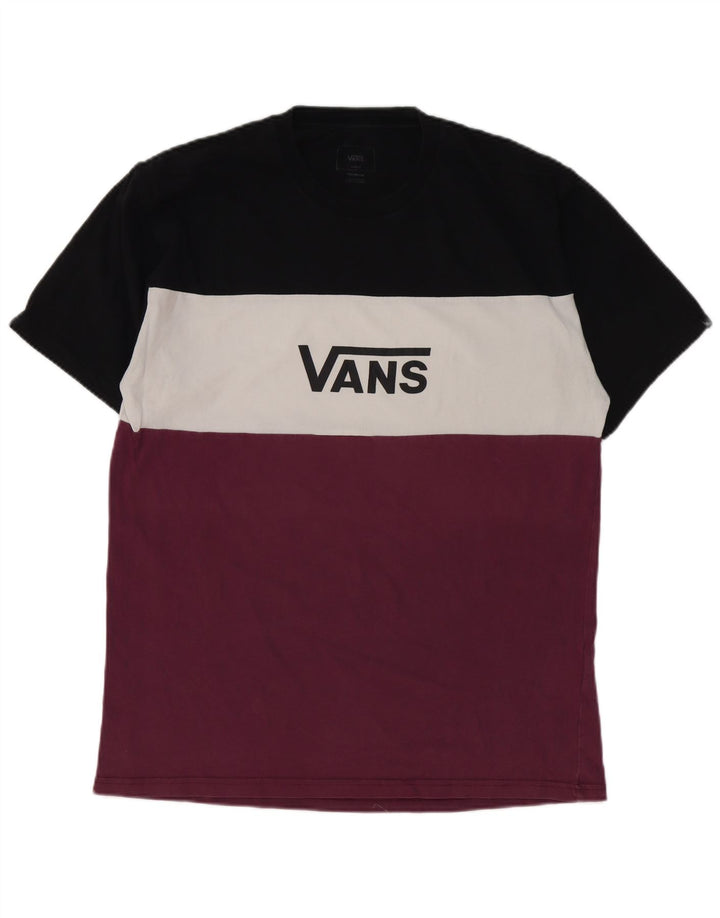 Ανδρικό γραφικό T-Shirt Vans Top μεγάλο πολύχρωμο βαμβακερό χρώμα
