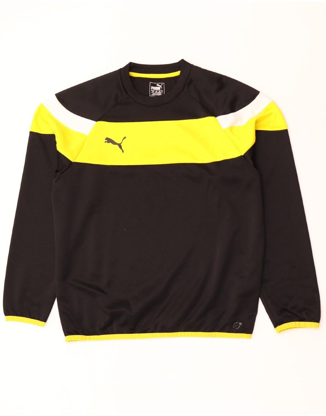 Puma Ανδρικό μακρυμάνικο μπλουζάκι μεγάλο μαύρο χρώμα πολυεστέρα
