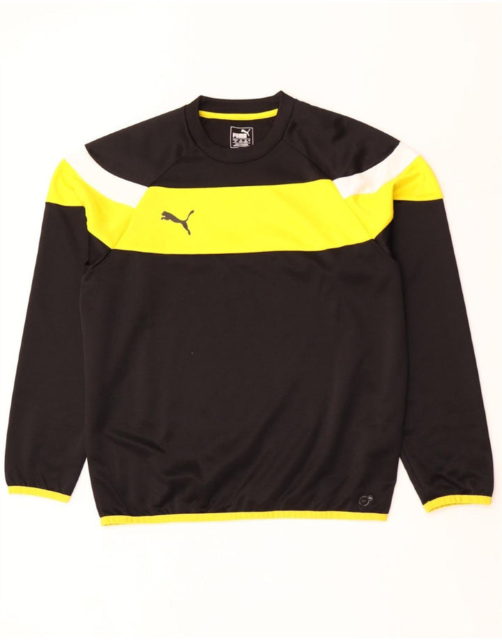 Puma Ανδρικό μακρυμάνικο μπλουζάκι μεγάλο μαύρο χρώμα πολυεστέρα