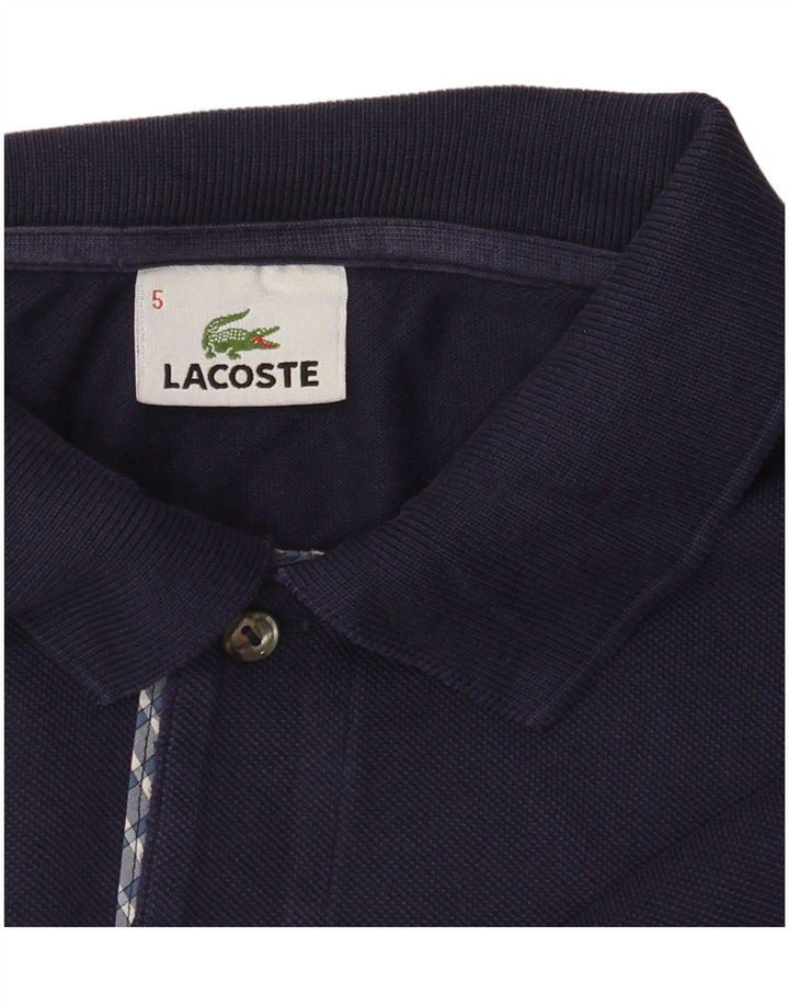 Ανδρικό πουκάμισο πόλο Lacoste Νούμερο 5 Μεγάλο Navy Blue