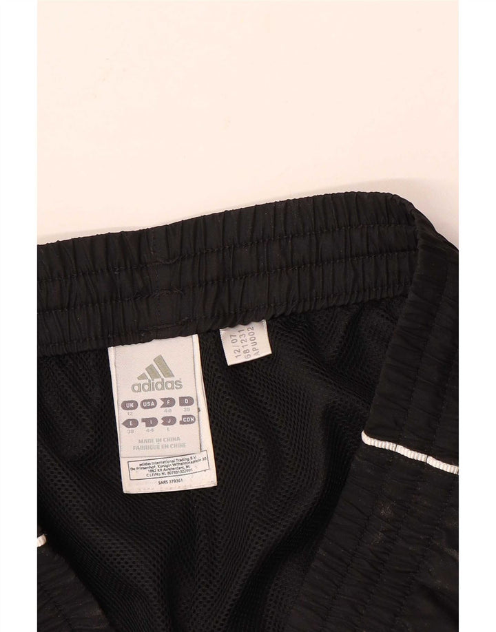 Γυναικεία αθλητική φόρμα Adidas Παντελόνι UK 12 μεσαίο μαύρο πολυεστέρα