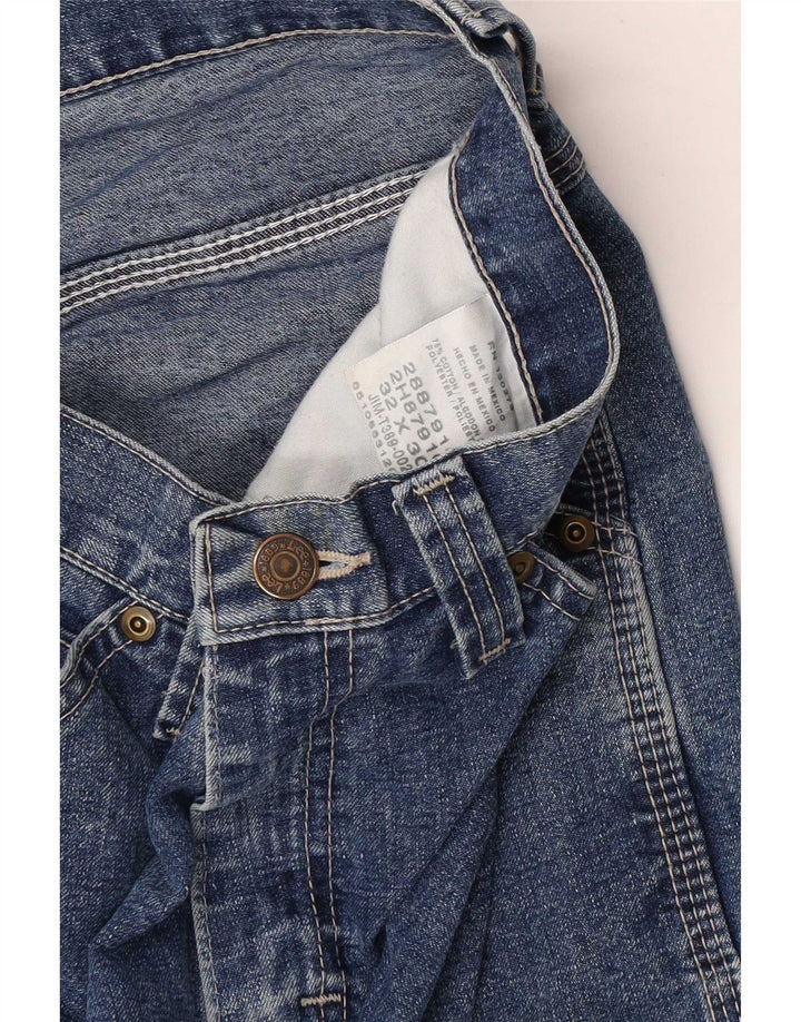 Lee Womens Cargo Straight Jeans W32 L30 Blue Floral Βαμβακερό