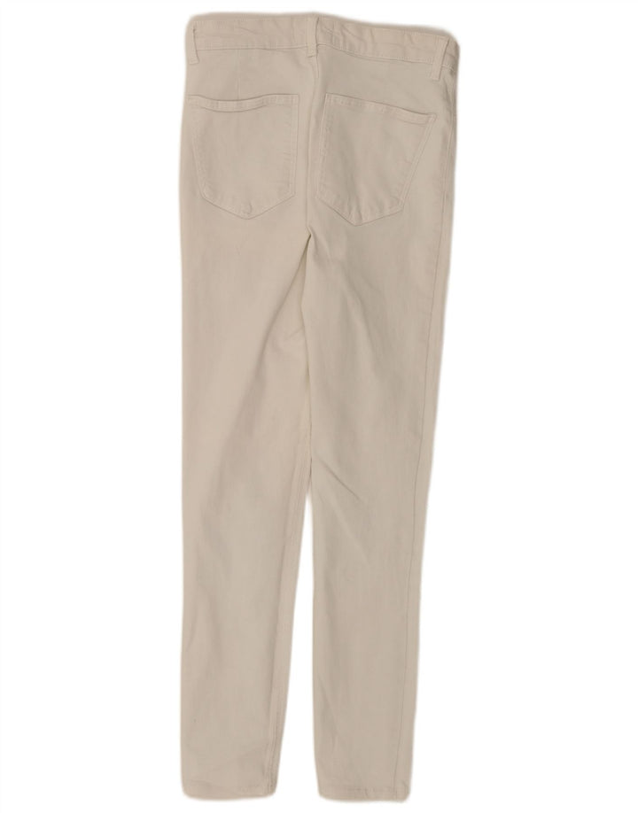 Zara Γυναικείο Τζιν Jegging EU 38 Small W28 L28 Λευκό