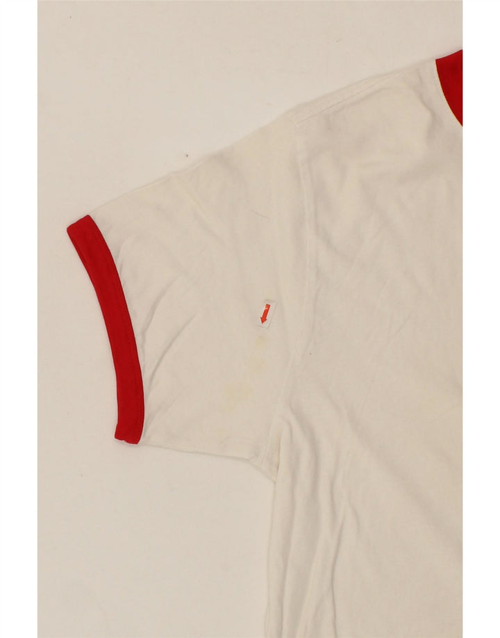 LEVI'S Womens Oversized T-Shirt Top UK 6 XS White Vintage Levi's and Second-Hand Levi's from Messina Hembry 