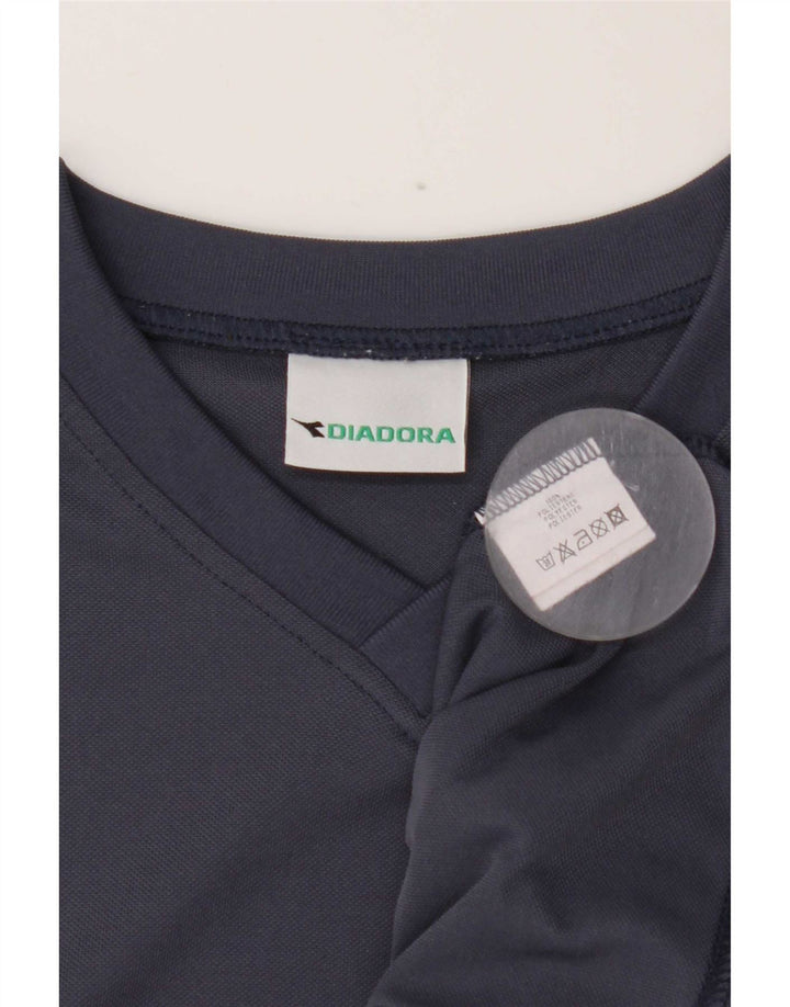 Ανδρικό T-Shirt Diadora Top Medium Navy Blue Polyester