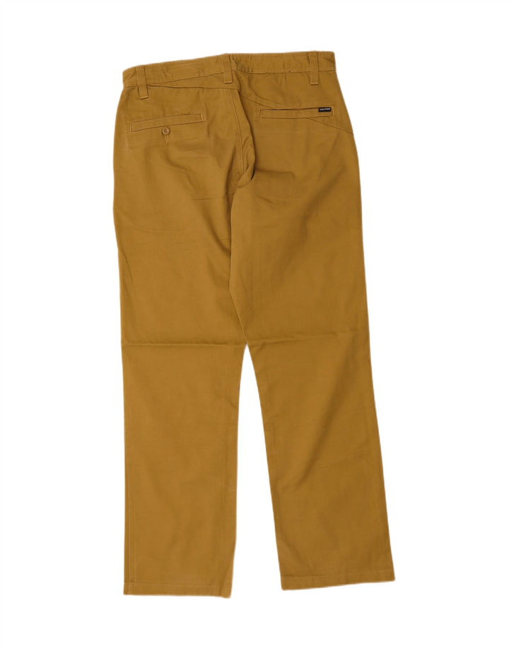VOLCOM Mens Straight Chino Trousers W30 L31 Brown Vintage Volcom and Second-Hand Volcom from Messina Hembry 