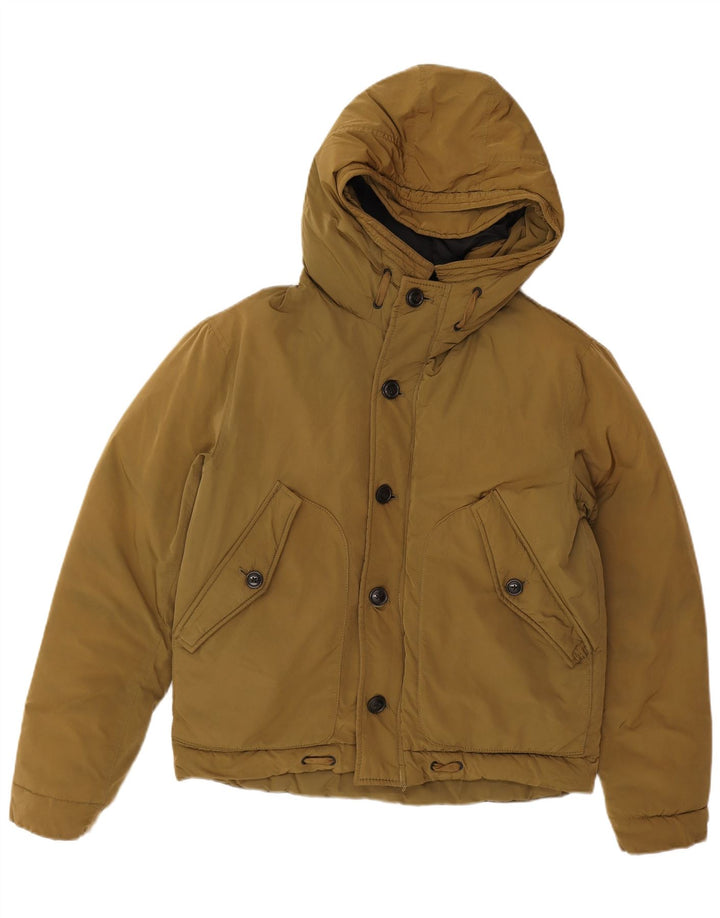 Γαλλικό Connection Ανδρικό μπουφάν με κουκούλα UK 36 Small Khaki Polyester