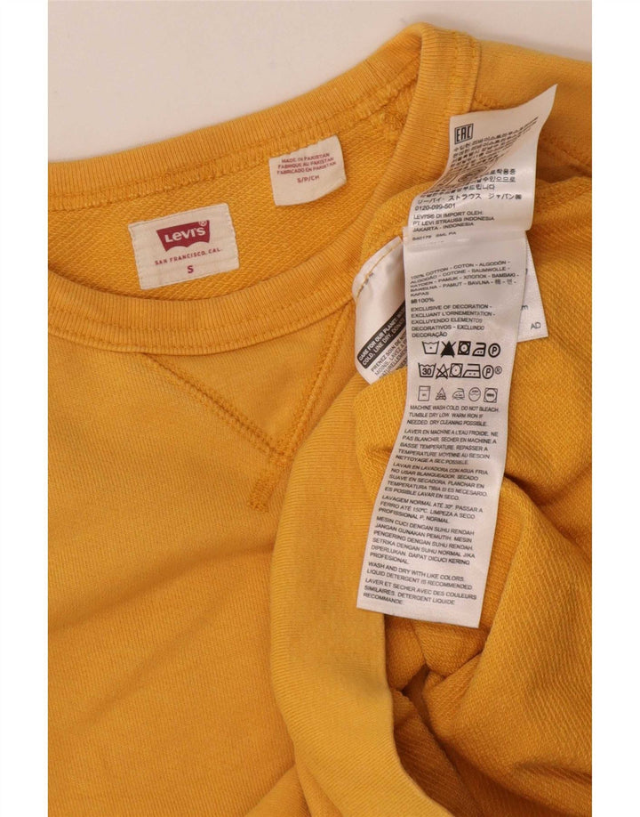 Ανδρικό φούτερ Levi's Jumper Μικρό κίτρινο βαμβακερό