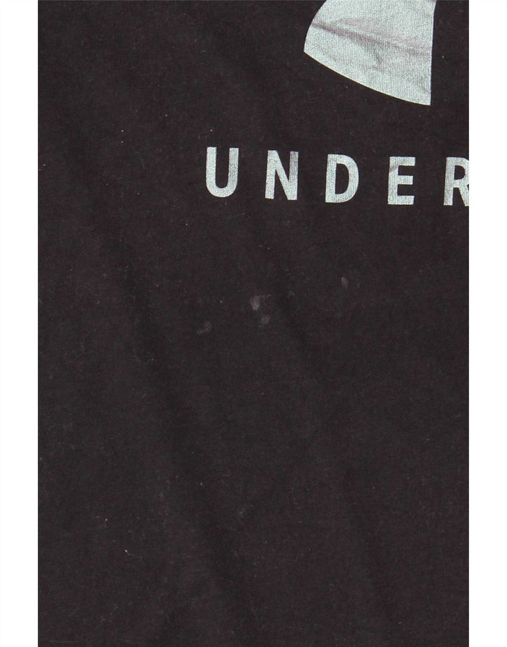 Under Armour Γυναικείο T-Shirt Top UK 12 Medium Black