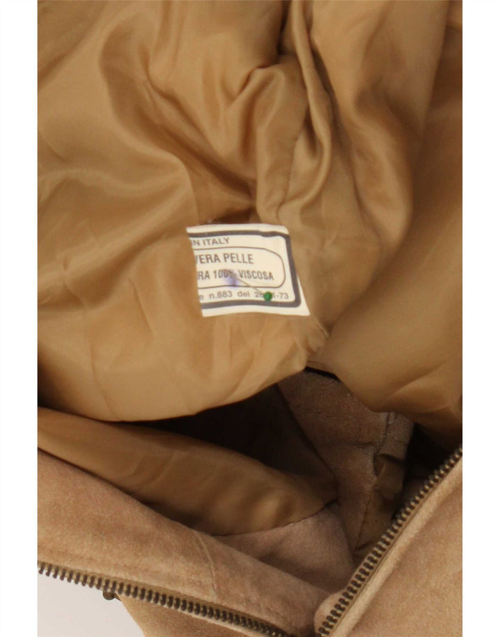 Bellucci Ανδρικό Suede Jacket IT 54 2XL Beige Leather