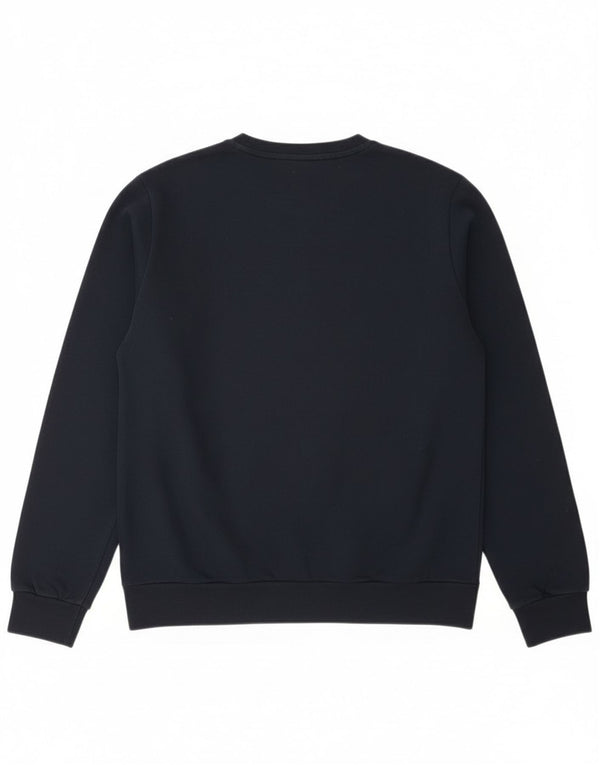 Champion Boys Graphic Sweatshirt Jumper 15-16 Years 2XL Navy Blue Cotton