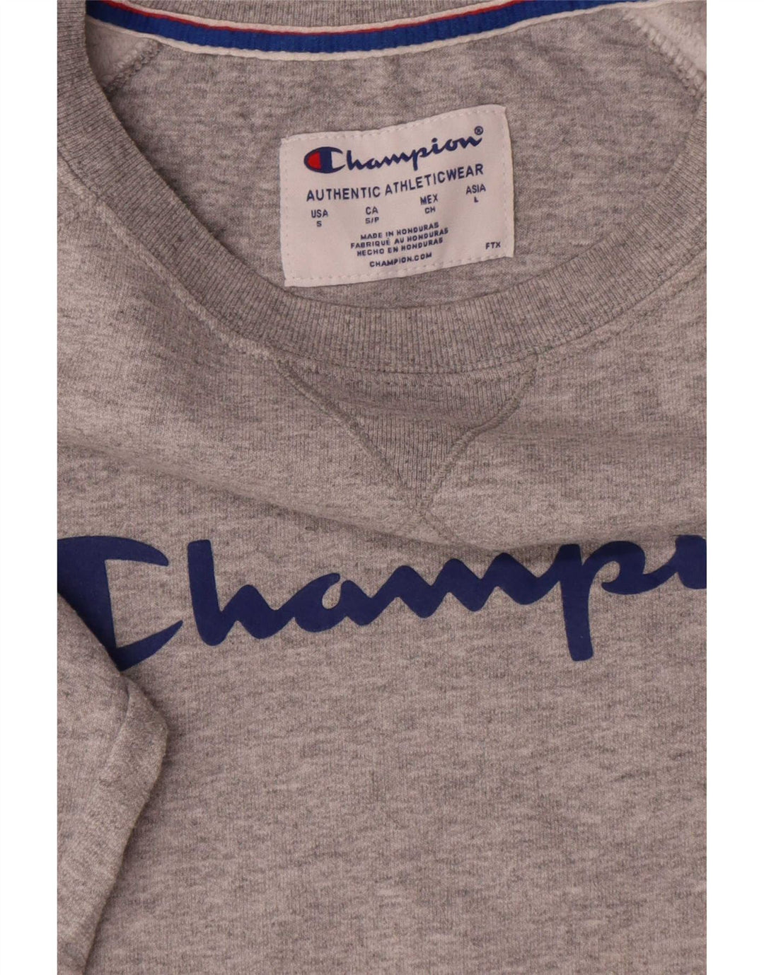 Ανδρικό γραφικό φούτερ Champion Jumper Μικρό Γκρι βαμβακερό