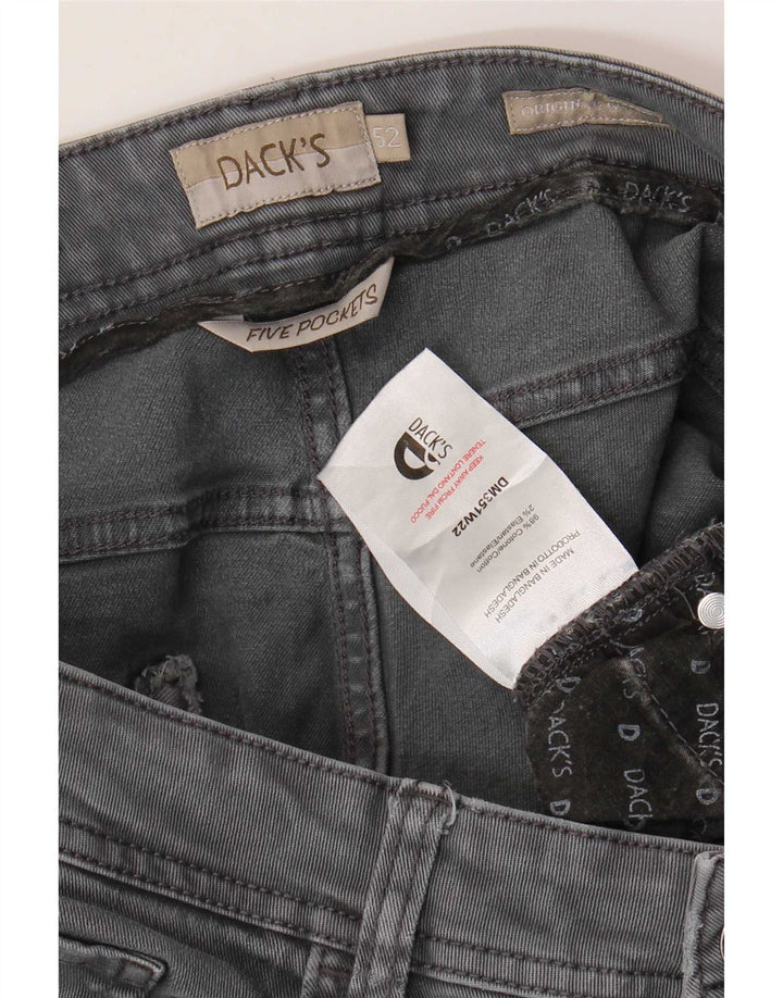 Ανδρικό τζιν Dack's Slim IT 52 XL W34 L31 Γκρι βαμβακερό