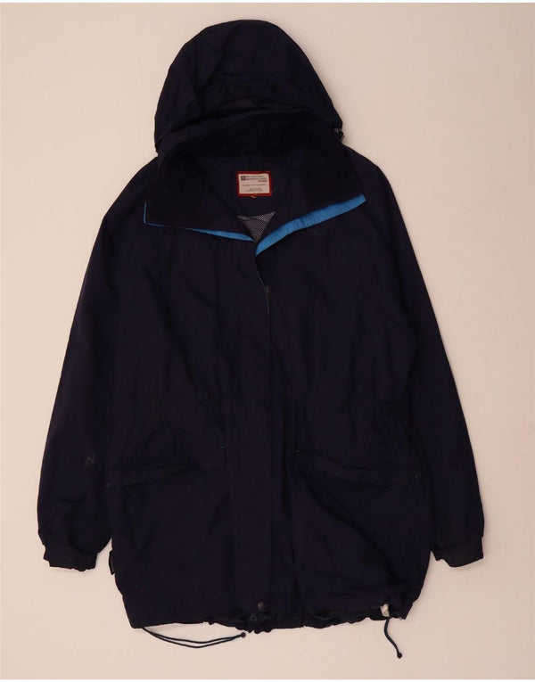 MOUNTAIN WAREHOUSE Γυναικείο αδιάβροχο με κουκούλα UK 22 3XL Navy Blue Nylon