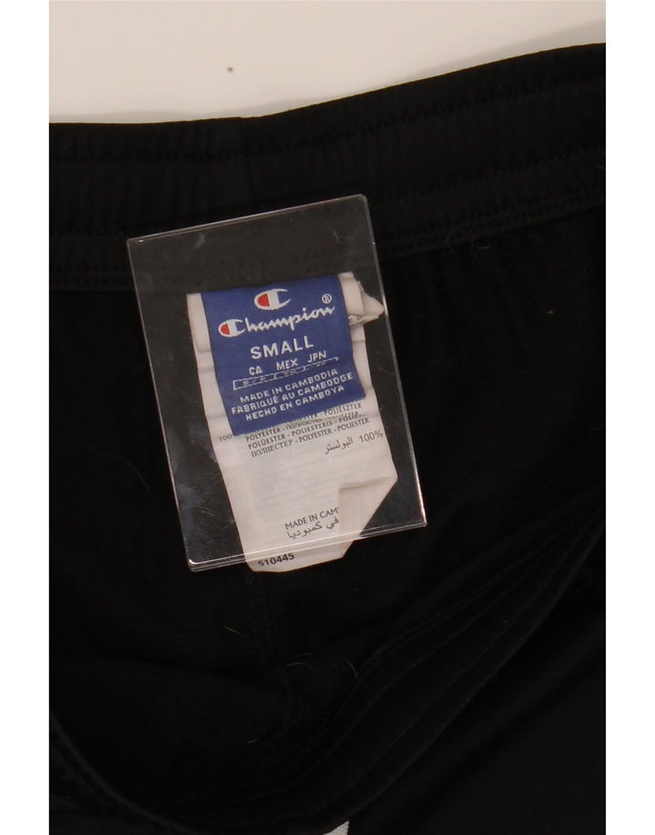 CHAMPION Womens Tracksuit Trousers Joggers UK 10 Small  Black Polyester Vintage Champion and Second-Hand Champion from Messina Hembry 