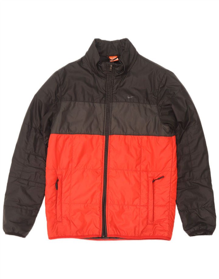Ανδρικό μπουφάν Nike με επένδυση UK 36 Small Black Colourblock Polyester