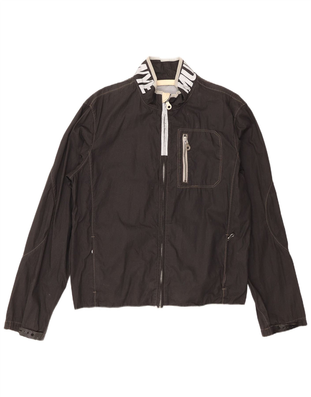 Murphy & Nye Γυναικείο Γραφικό Μπουφάν UK 18 XL Μαύρο βαμβακερό