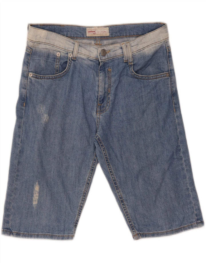 CARRERA Boys Distressed τζιν σορτς 13-14 ετών W30 Μπλε βαμβακερό