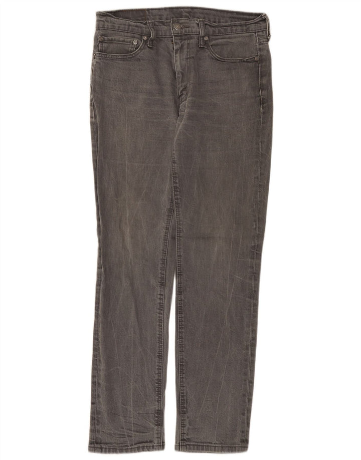 Levi's Mens 541 Tapered Jeans W33 L31 Γκρι βαμβακερό