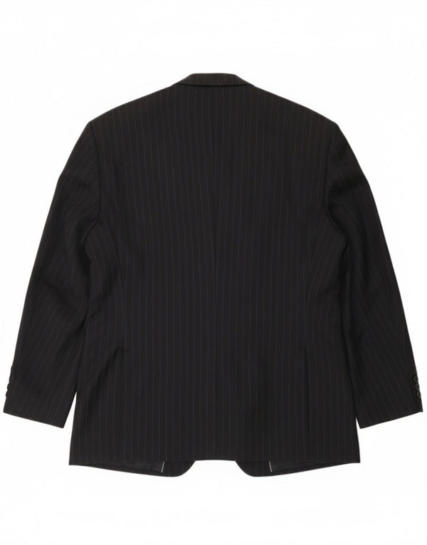 Pierre Cardin Ανδρικό σακάκι με 2 κουμπιά UK 44 2XL Navy Blue Pinstripe
