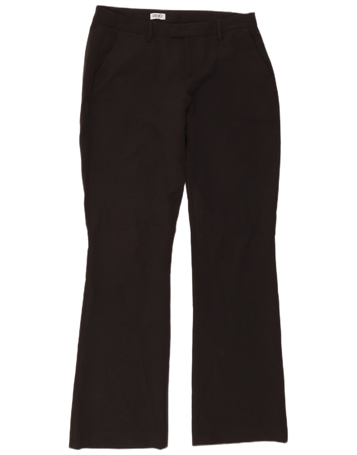 Liu Jo Γυναικείο Bootcut Casual Παντελόνι W32 L33 Μαύρο