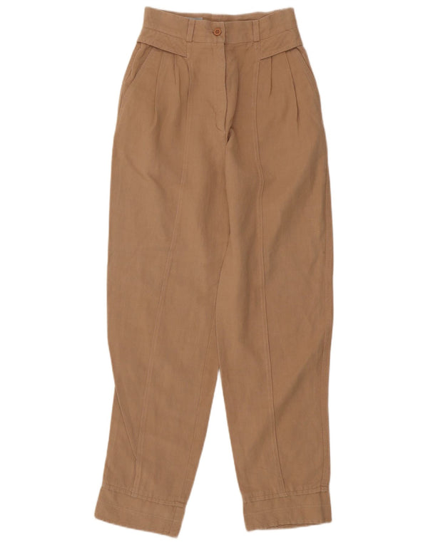 Zucchero Γυναικείο Ψηλόμεσο Παντελόνι IT 40 Small W24 L29 Beige