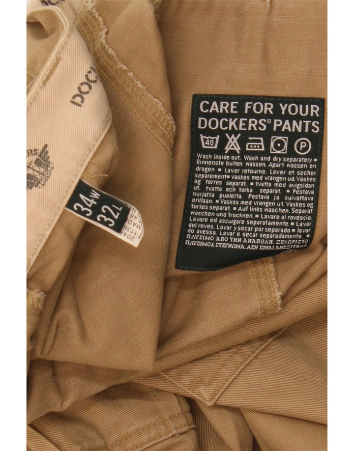Dockers Ανδρικό ίσιο παντελόνι Cargo W34 L32 Beige