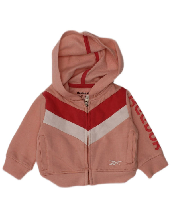 Reebok Baby Girls Graphic πλήρης αθλητική φόρμα 3-6 μηνών Pink Colourblock