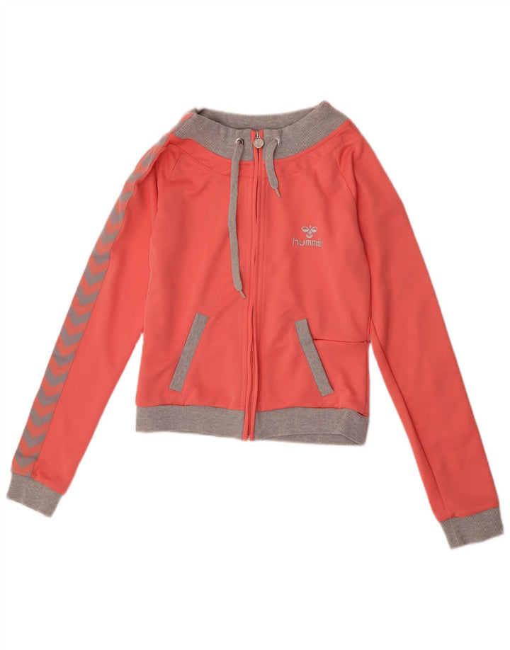 Γυναικεία φόρμα Hummel Graphic Top Jacket UK 10 Small Pink Colourblock